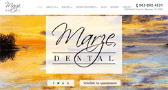 Desktop Screenshot of marzedental.com